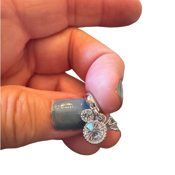 Silver Mickey Mouse Head with Crown Charm - Picture 3 of 6